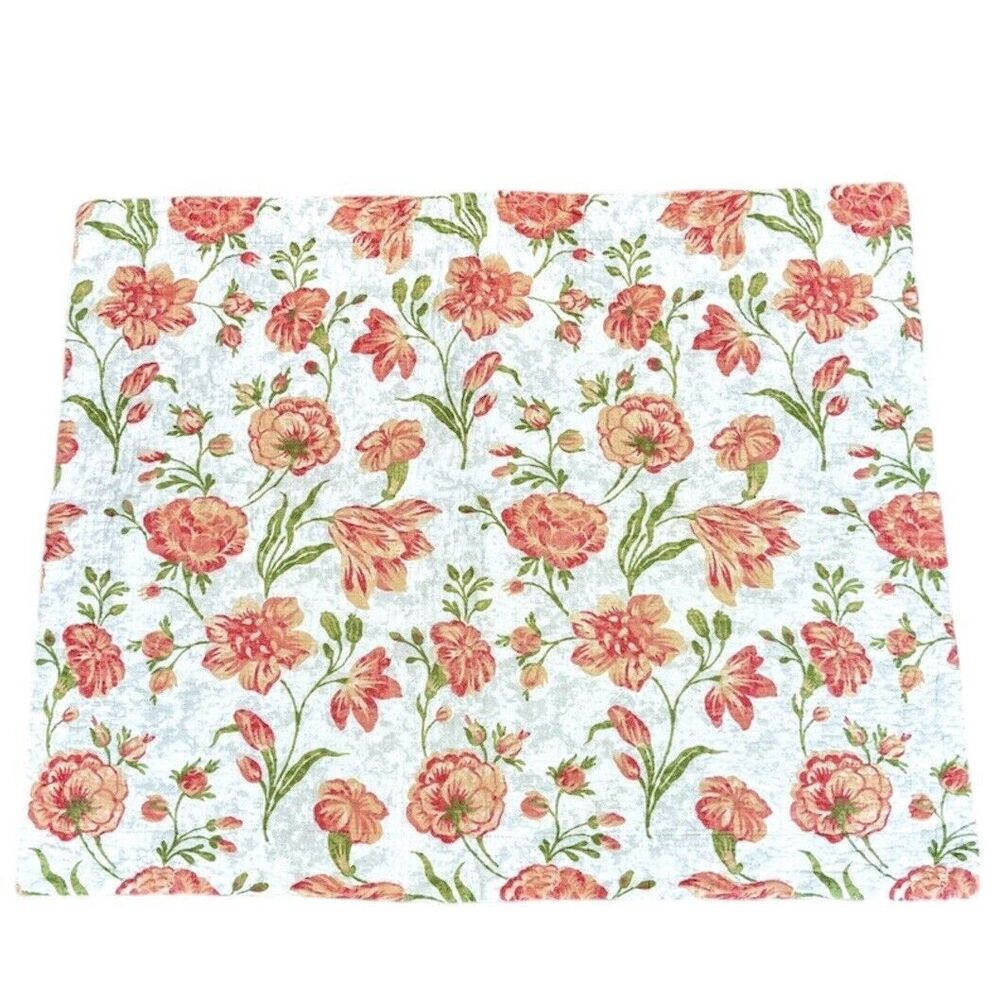 Laura Ashley Single Quilted Pillow Sham Floral Standard Queen Cottagecore